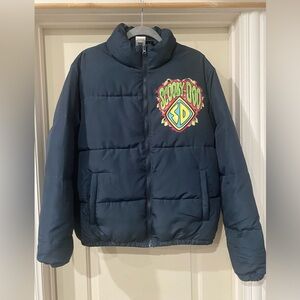 Scooby-Doo Men's Puffer Jacket - Navy
